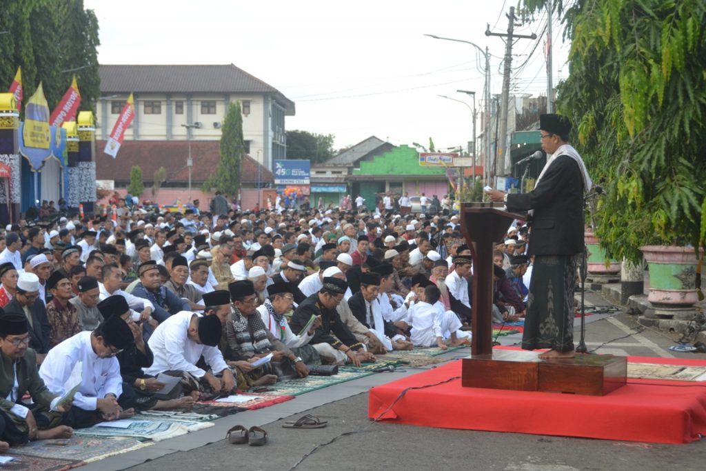 Breaking News : Kegiatan Sholat Idul Fitri 1439H di Alun-Alun Kabupaten Purbalingga