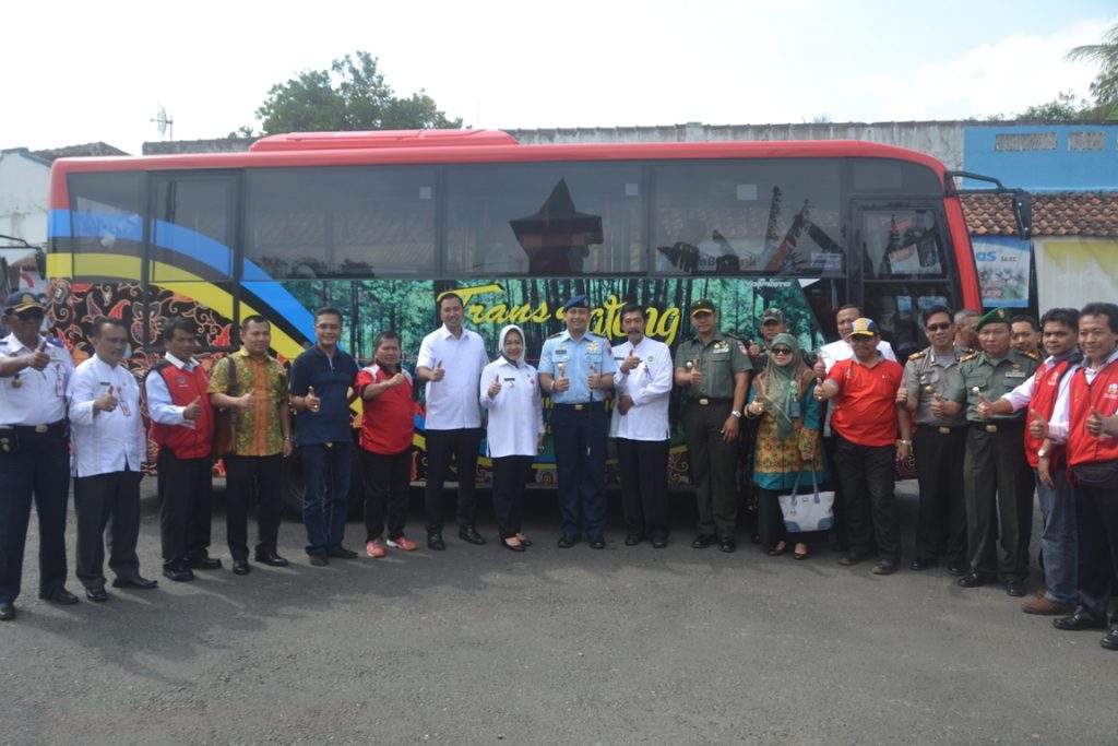 Plt Bupati Tiwi Uji Coba Bus Trans Jateng dari Bukateja ke Jompo