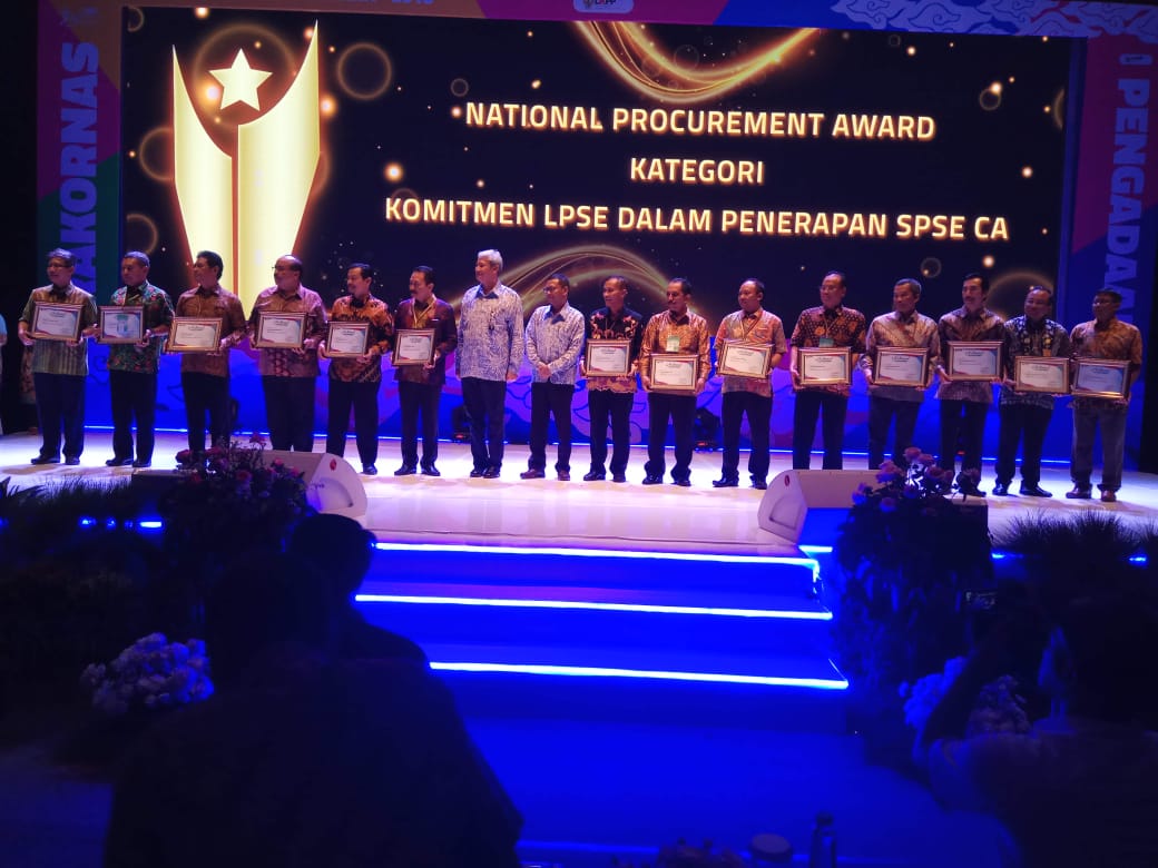 LPSE Purbalingga terima National Procurement Award 2018