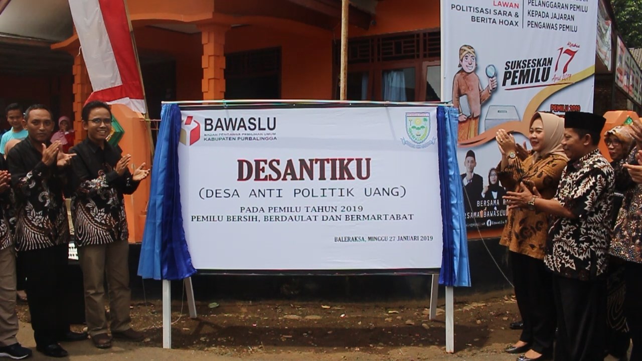 Launching Desa Anti Politik Uang, Plt Bupati Ajak Masyarakat Tak Tergiur “Imin – Iming”