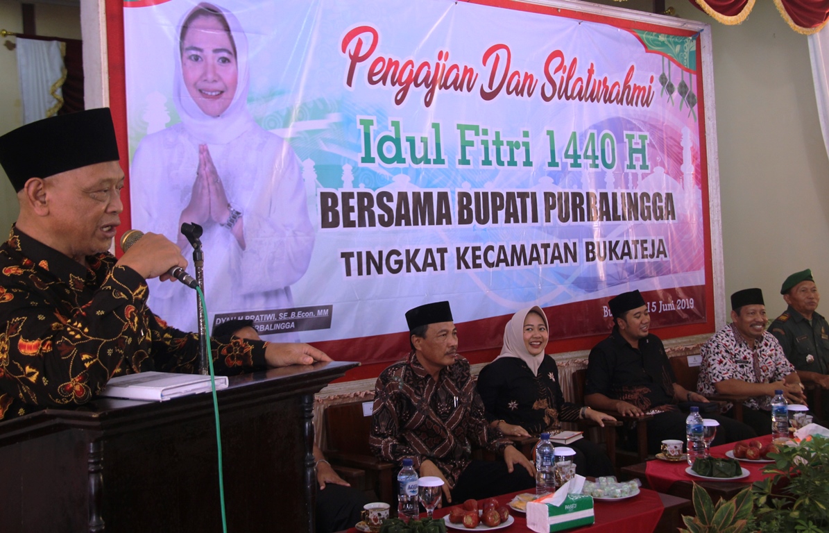 Pengajian Dan Silaturahmi Idul Fitri 1440 H Tingkat Kecamatan Bukateja