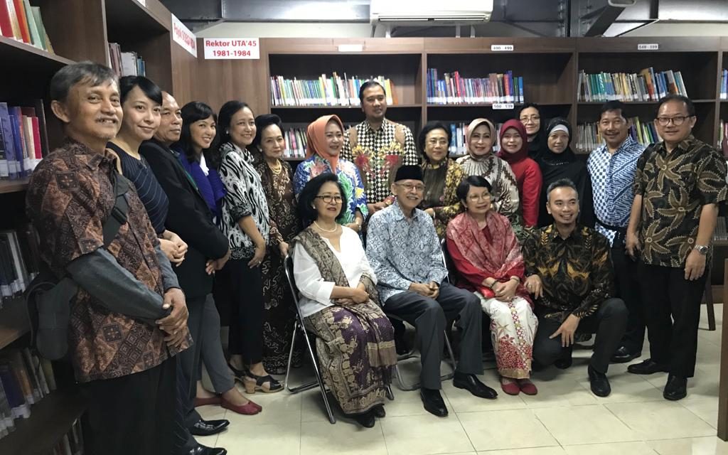 Nama Prof Soegarda Diabadikan di Perpustakaan UTA ’45 Jakarta
