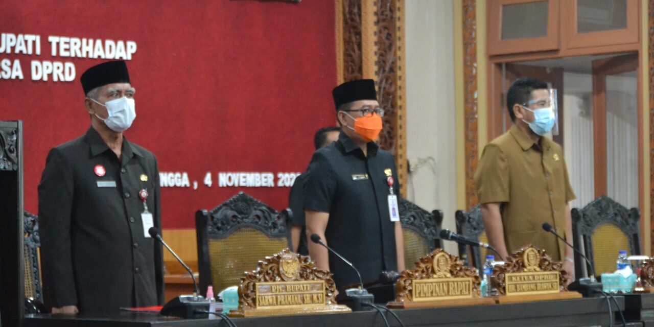 Pjs Bupati Beri Pendapat Atas Empat Raperda Prakarsa DPRD