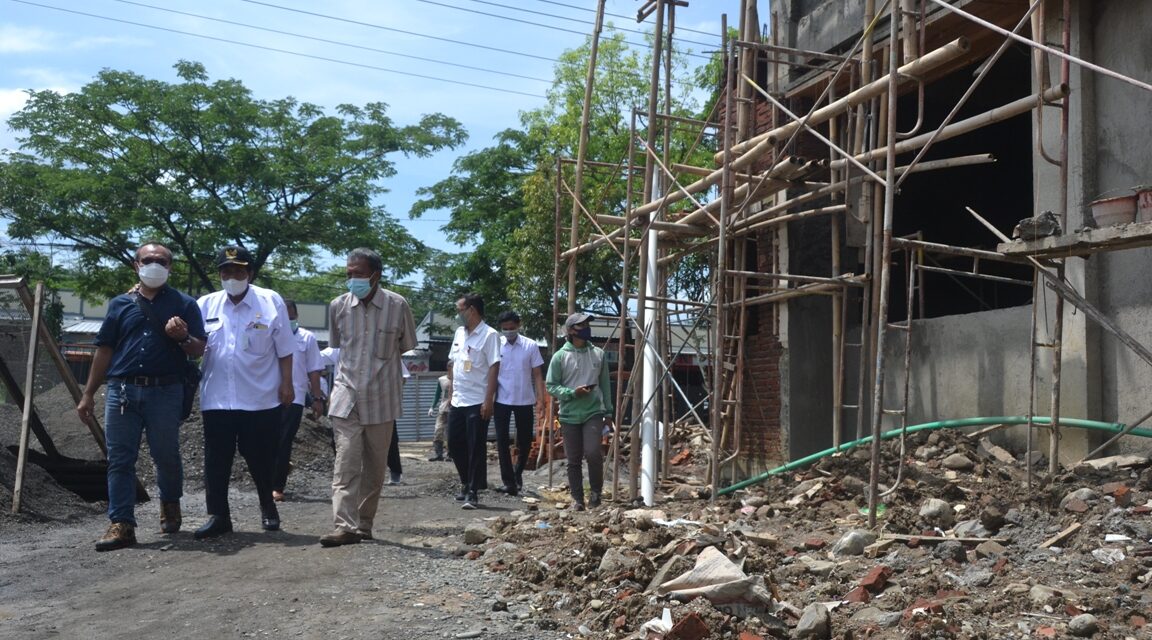 Wabup Sudono Monitoring Pembangunan Puskesmas Rembang dan Rumdin Sekda