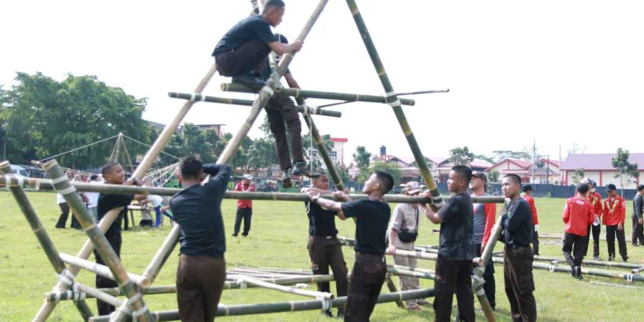272 Pramuka Penggalang Calon Peserta Jambore Nasional XI Gelar Latihan Gabungan di Purbalingga