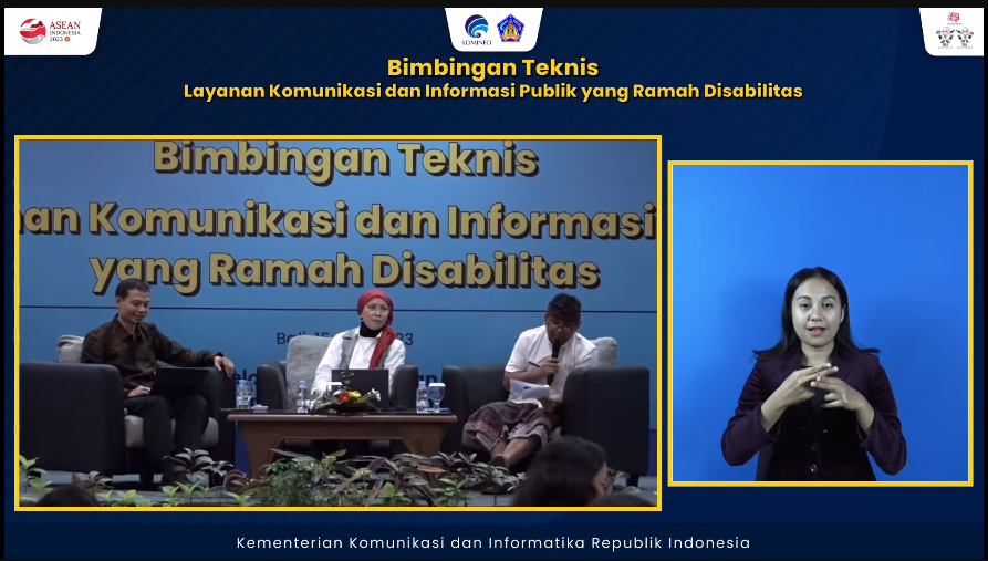 Kemenkominfo Siapkan Layanan Informasi Ramah Disabilitas Melalui info.go.id