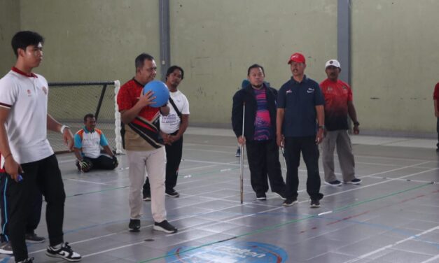 Jaring Atlet Berbakat, NPCI Purbalingga Gelar Goal Ball Exhibition