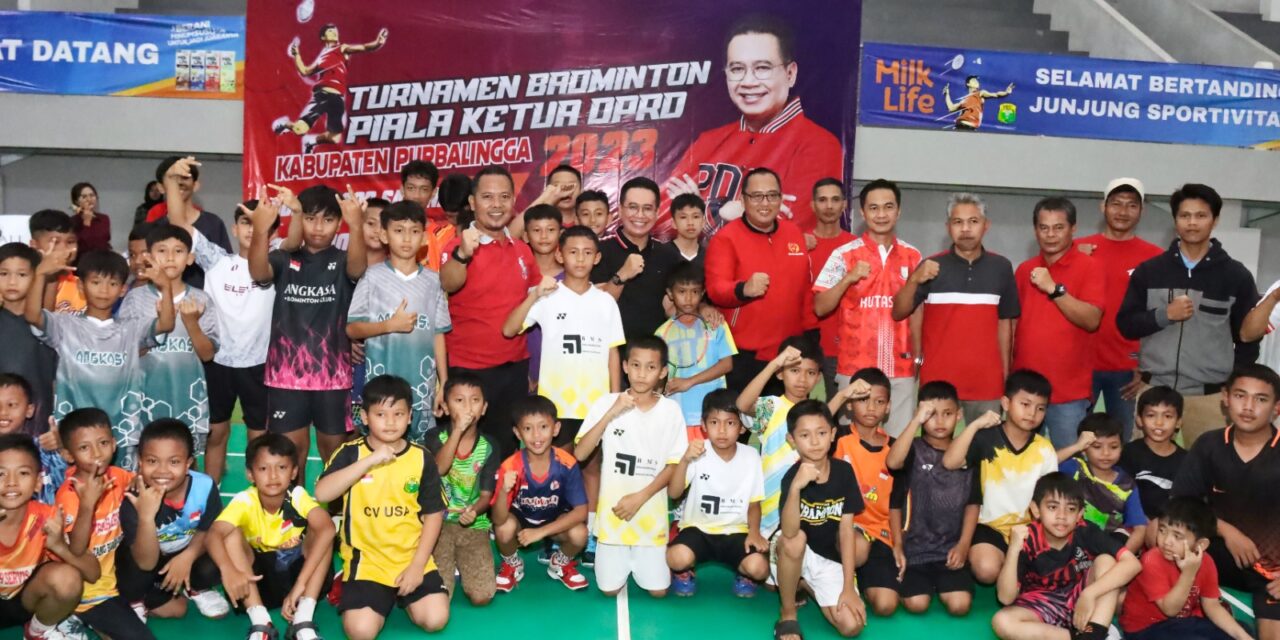 Jaring Talenta Muda, Turnamen Badminton Piala Ketua DPRD Kabupaten Purbalingga Resmi Digelar