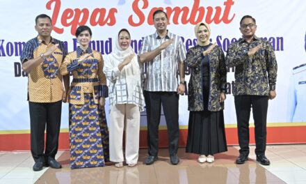 Mayor Pnb Sekti Ambarwaty Jabat Danlanud JB Soedirman, Bupati Tiwi Ajak Optimalisasi Bandara