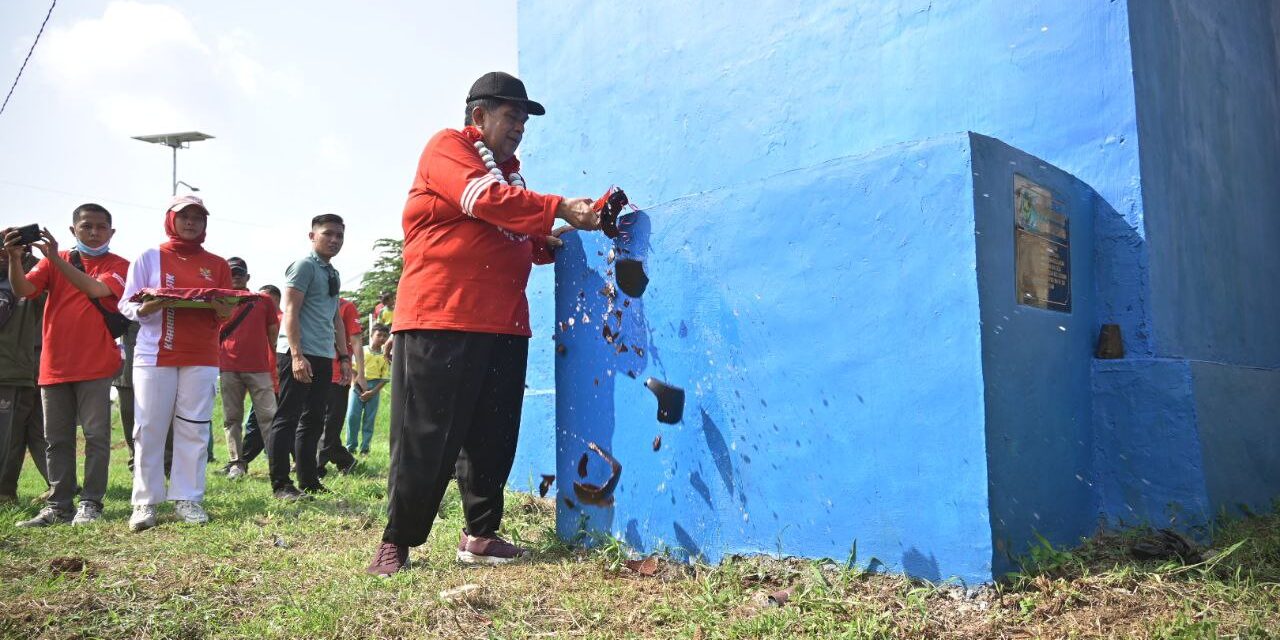 Gebrak di Karangcegak, Bupati dan Wakil Bupati Resmikan Sarpras Air Bersih