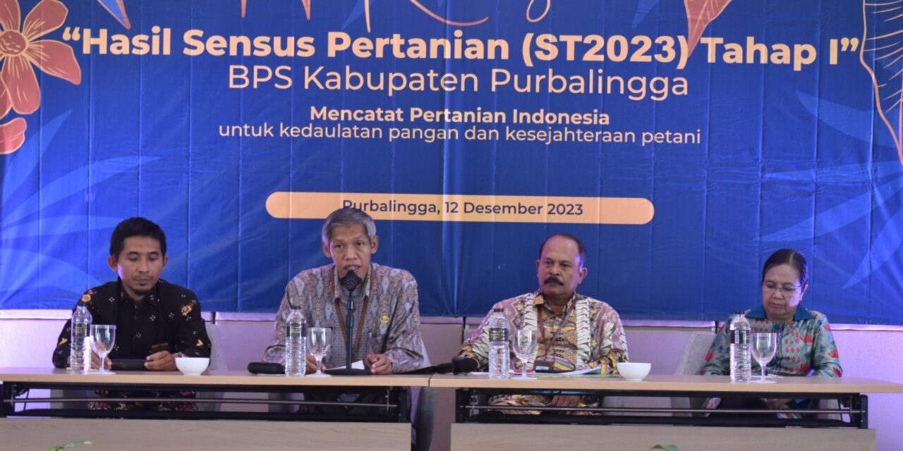 BPS Purbalingga Rilis Data Hasil Sensus Pertanian 2023
