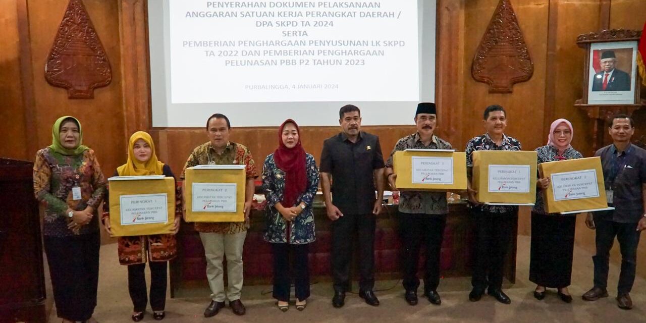 Penerimaan PBB-P2 di Purbalingga Melebihi Target, Bupati Tiwi Beri Penghargaan Kepada Desa Terbaik