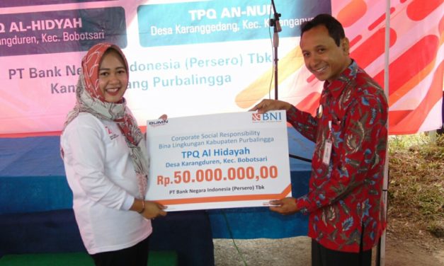 BNI Berikan CRS ke TPQ Al-Hidayah Desa Karangduren