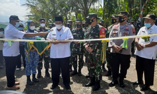 TMMD Reguler Ke-110 di Desa Tumanggal Selesai 100%