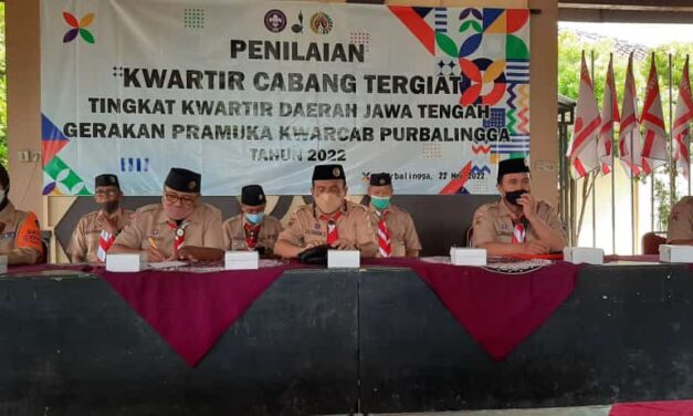 Kwartir Cabang Gerakan Pramuka Kabupaten Purbalingga Ikuti Penilaian Kwartir Cabang Tergiat Tingkat Kwartir Daerah Jawa Tengah