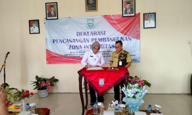 Sekda Apresiasi dan Dukung Penuh Deklarasi Pencanangan Pembangunan Zona Integritas Dinpendukcapil