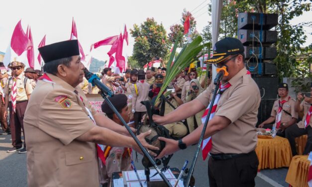 Tiba di Pemalang, Kwarcab Purbalingga Serahkan Estafet Tunas Kelapa