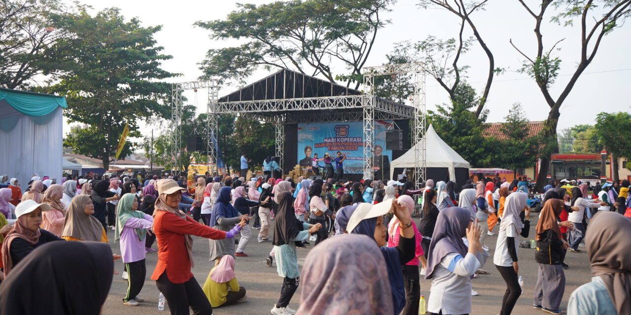 Ribuan Warga Meriahkan Pesta Rakyat Hari Koperasi ke-78 di Purbalingga