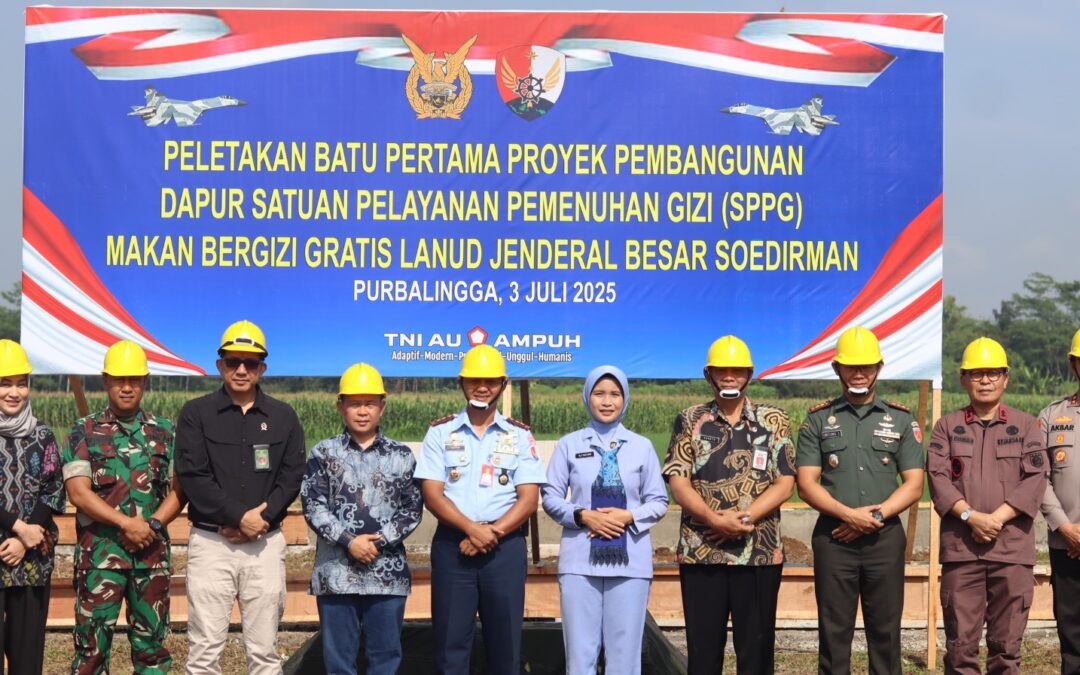 Lanud J.B. Soedirman Bangun Dapur Makan Bergizi Gratis untuk Ribuan Siswa di Purbalingga