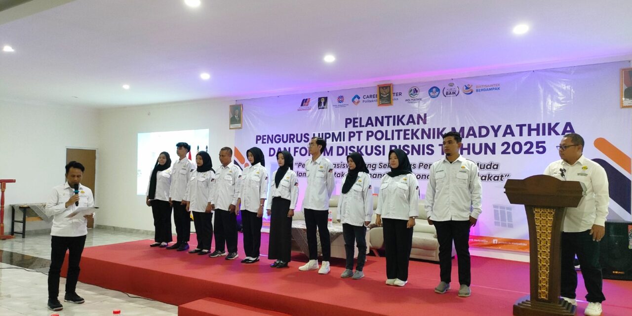 Politeknik Madyathika Lantik Pengurus HIPMI Perguruan Tinggi, Siap Perkuat Kolaborasi dengan SMA/SMK/MA se-Purbalingga