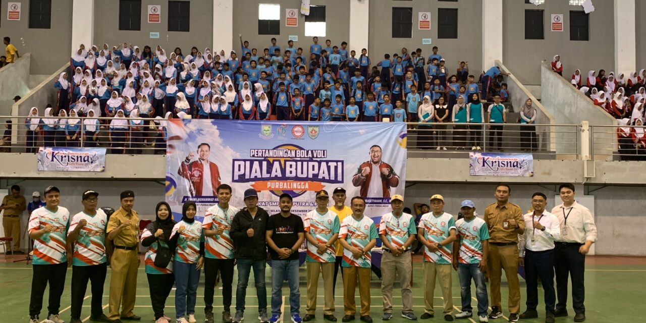 71 Tim Ramaikan Turnamen Bola Voli Pelajar Piala Bupati Purbalingga 2025