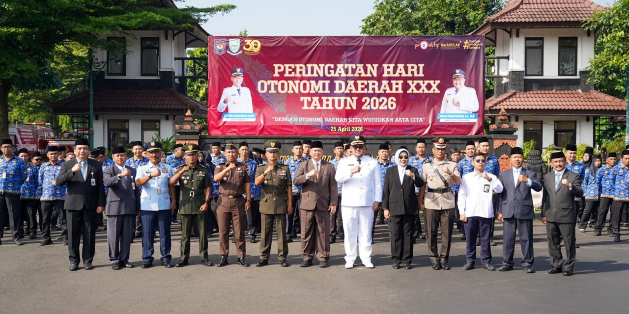 Peringatan Otonomi Daerah ke-30, Wabup Dimas Dorong Kemandirian Daerah dan Peningkatan Layanan Publik