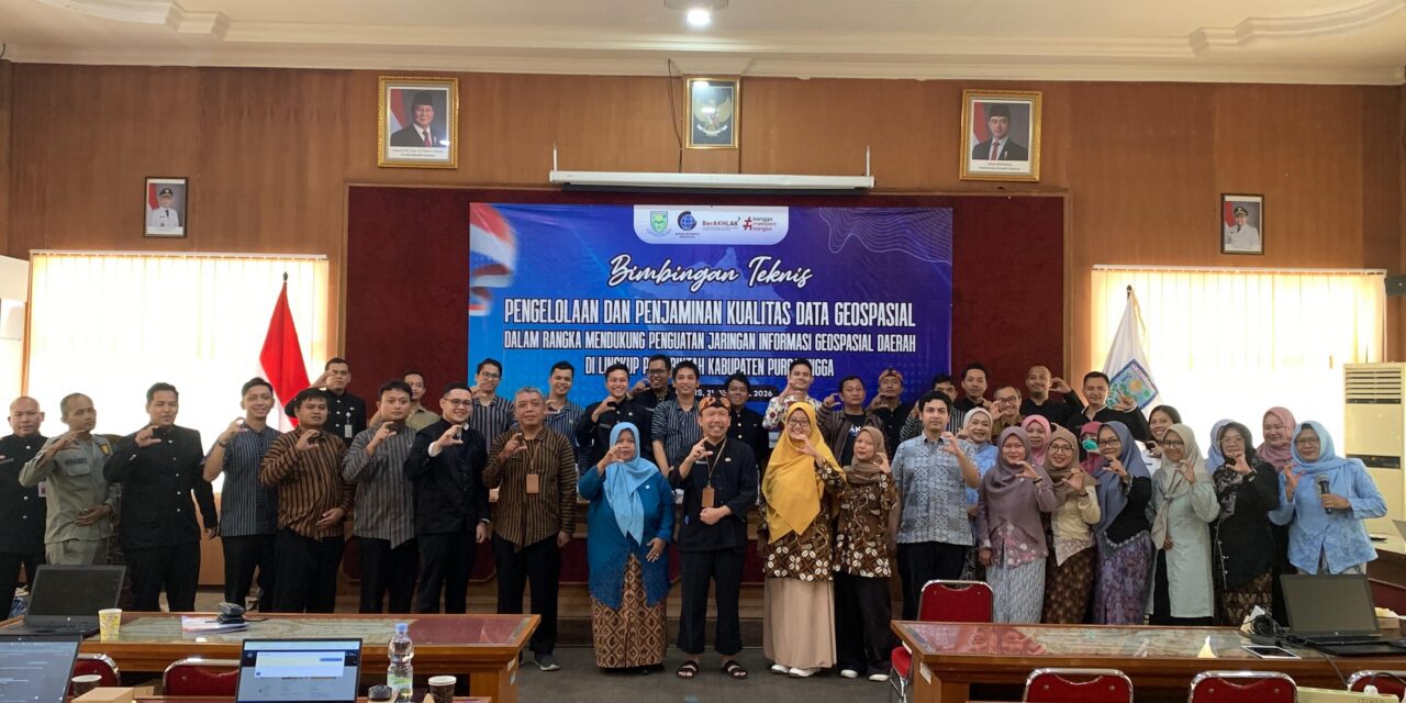 Dukung Pembangunan Berbasis Data, Pemkab Purbalingga Perkuat Kualitas Data Geospasial