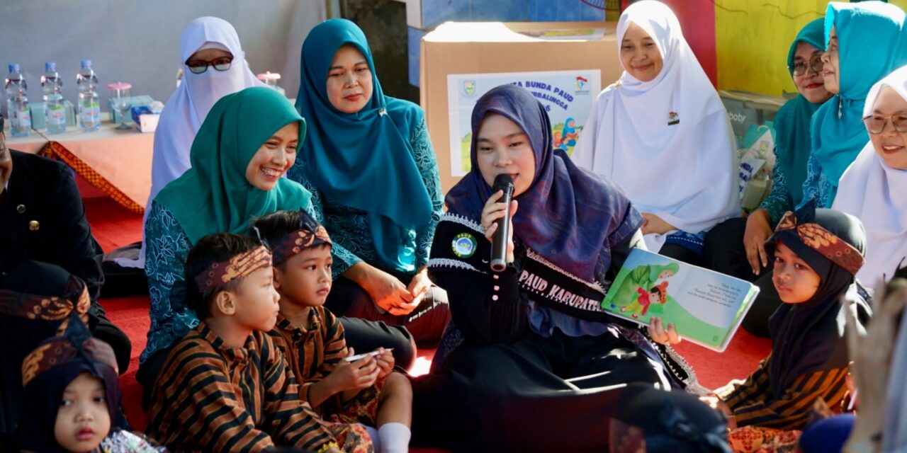 Lewat Dongeng, Bunda PAUD Purbalingga Ajarkan Anak Saling Menghargai dan Hidup Sehat