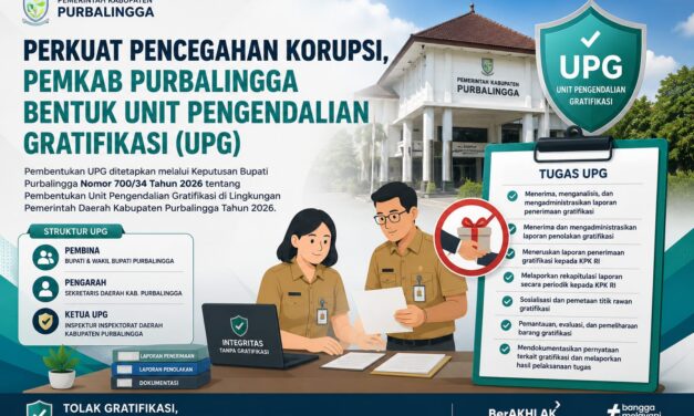 Perkuat Pencegahan Korupsi, Pemkab Purbalingga Bentuk Unit Pengendalian Gratifikasi
