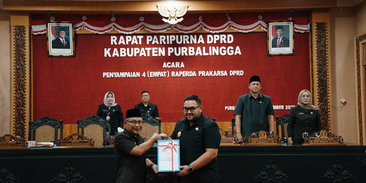 Empat Raperda Prakarsa DPRD Purbalingga Atur Alkohol hingga Infrastruktur Telekomunikasi