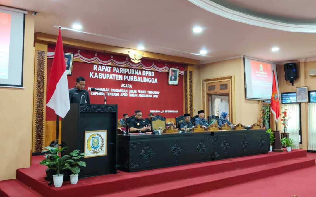 Fraksi DPRD Purbalingga Soroti Pemerataan Infrastruktur dan Layanan Dasar dalam RAPBD 2027