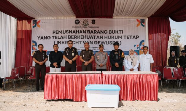 Kejari Purbalingga Musnahkan 30.700 Butir Petasan, Libatkan Tim Gegana